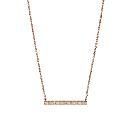 COLLIER ICE CUBE OR ROSE &...