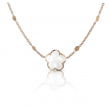 COLLIER BON TON MILKY QUARTZ