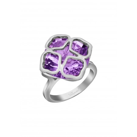 BAGUE IMPÉRIALE OR BLANC ET...
