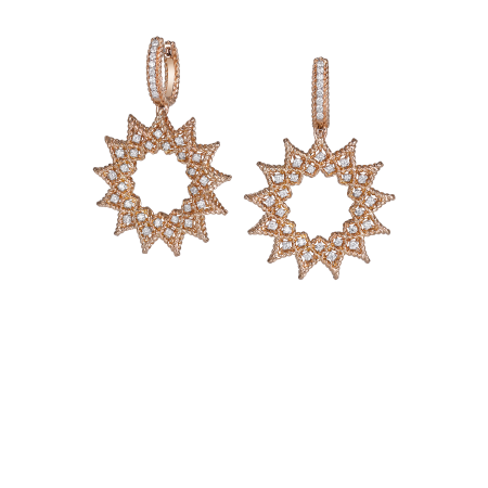 Boucle d'Oreilles Or Rose...