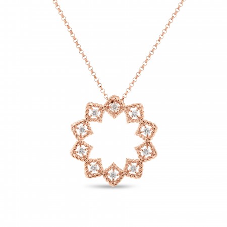 Pendentif Or Rose et...