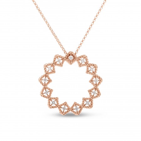 Pendentif Or Rose et...